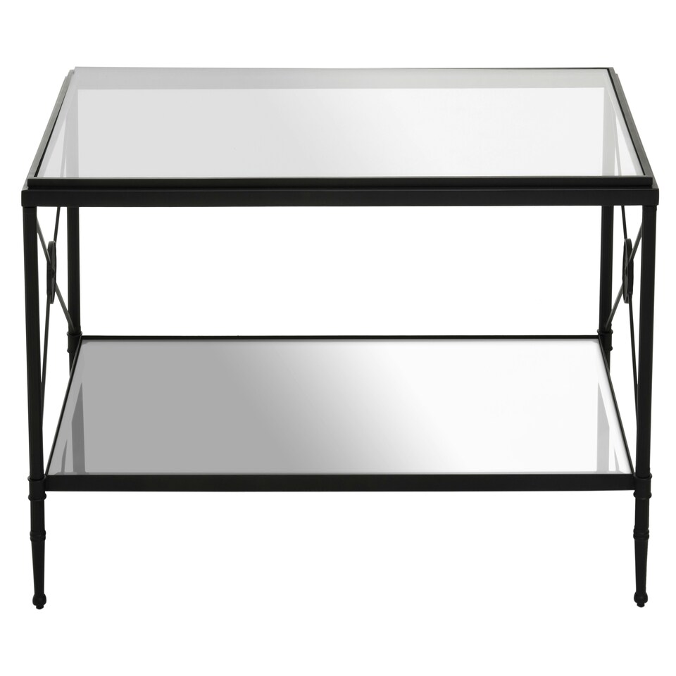 image 1 of Interiors by Premier Coffee Table With Black Finish Frame Black