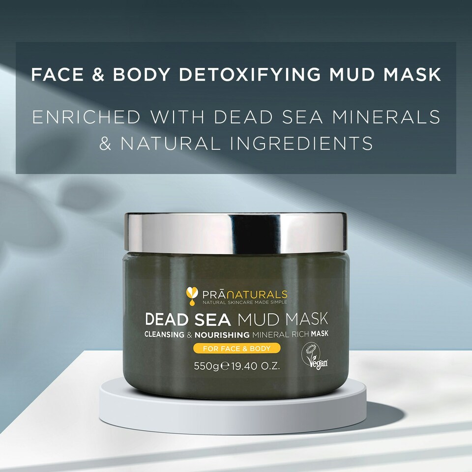 image 1 of PraNaturals Dead Sea Mud Mask 550g