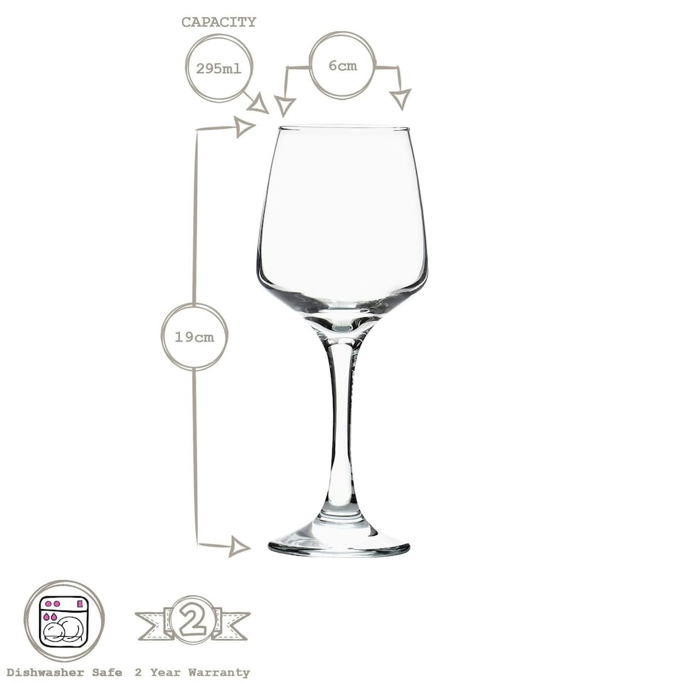 image 1 of LAV 18pc Lal Stemware Set - Clear Clear
