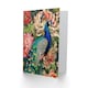 image 2 of Peacock Bird with Flower Pattern Stylised Design Birthday Card