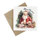 image 1 of Traditional Father Christmas - Plantable Wildflower Seed Christmas Cards - 10 Pack