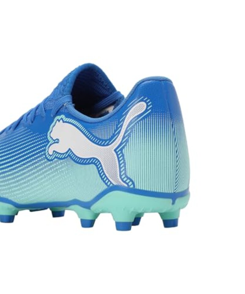 image 1 of Puma Unisex Adults Future 7 Play Fg/Ag Soccer Shoe, Hyperlink Blue-Mint- White, 9 UK