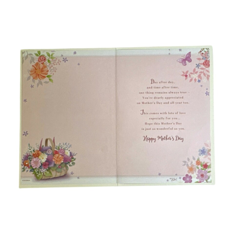 image 1 of To A Dear Nanna Pastel Flowers Wallet Design Mother's Day Card