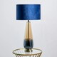 image 2 of Elena Blue Glass Table Lamp