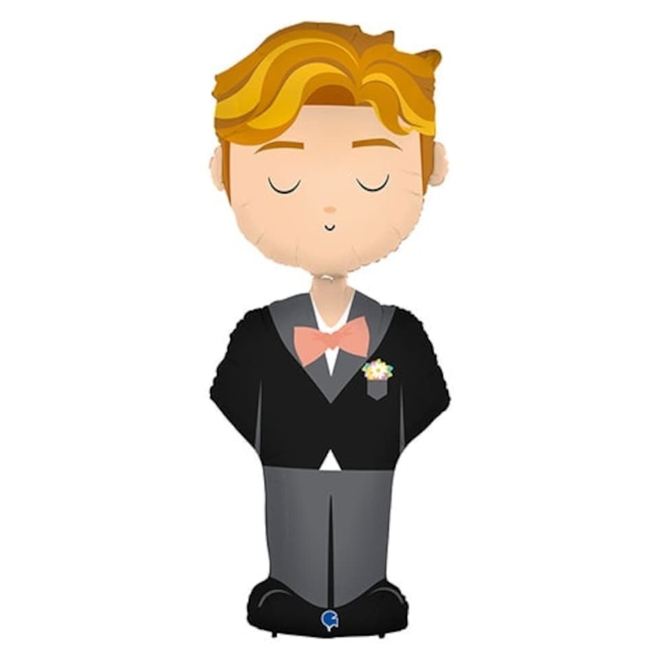 Groom Foil Giant Balloon 136cm / 53 in