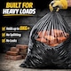image 7 of Hero 90L Strong Durable Bin Bag Liners – 40 Extra Large Heavy Duty Tear-Resistant Black Refuse Sacks for Household & Commercial Waste | Black | Black | 90L | 40