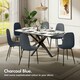 image 3 of VonHaus Cavell Cord Textured Set of 2 Dining Chairs