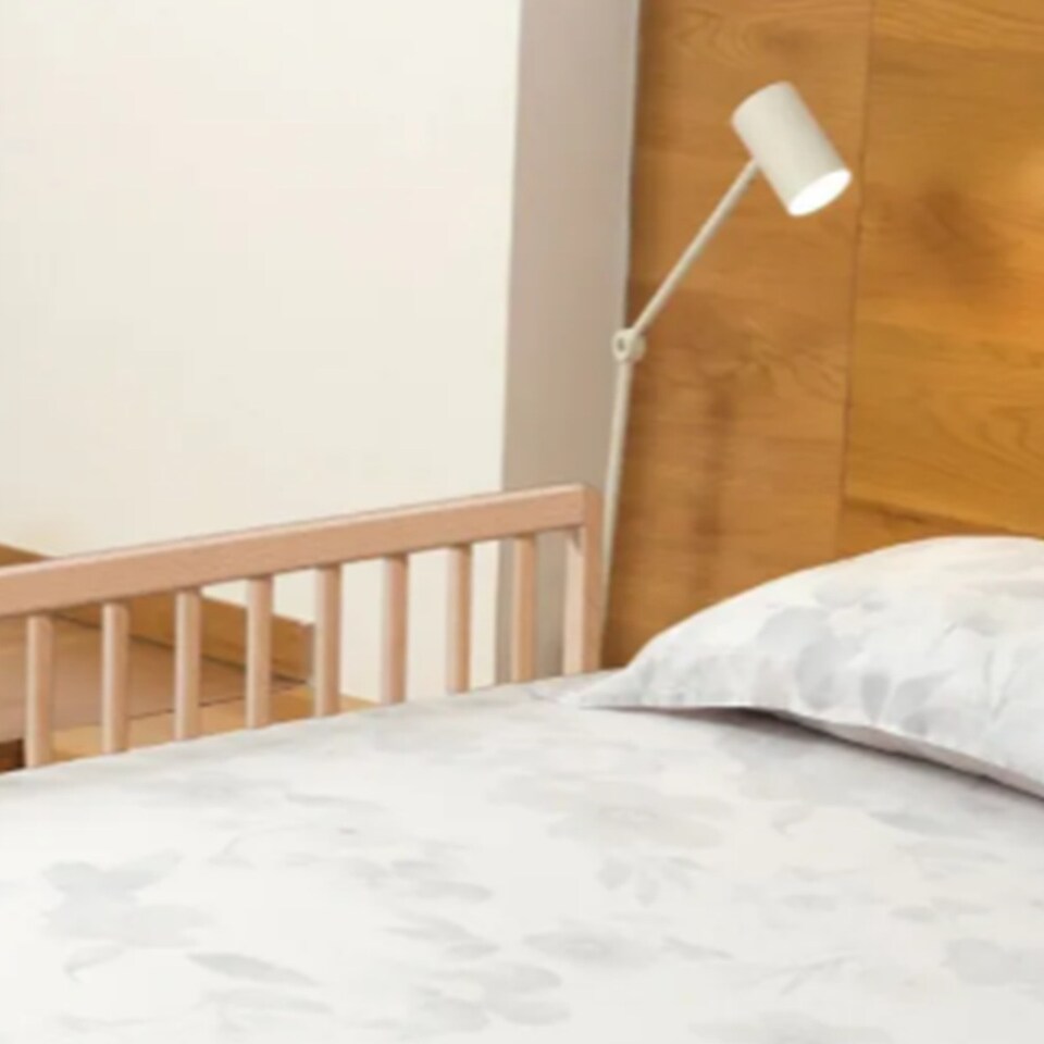 image 1 of Safetots Extra Wide Extra Tall Wooden Bed Guard, Natural, 60cm High x 140cm Wide, Toddler Bedrail for Safety