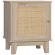 image 9 of HOMCOM Nightstand, Rattan Bedside Table, Sofa Side Table