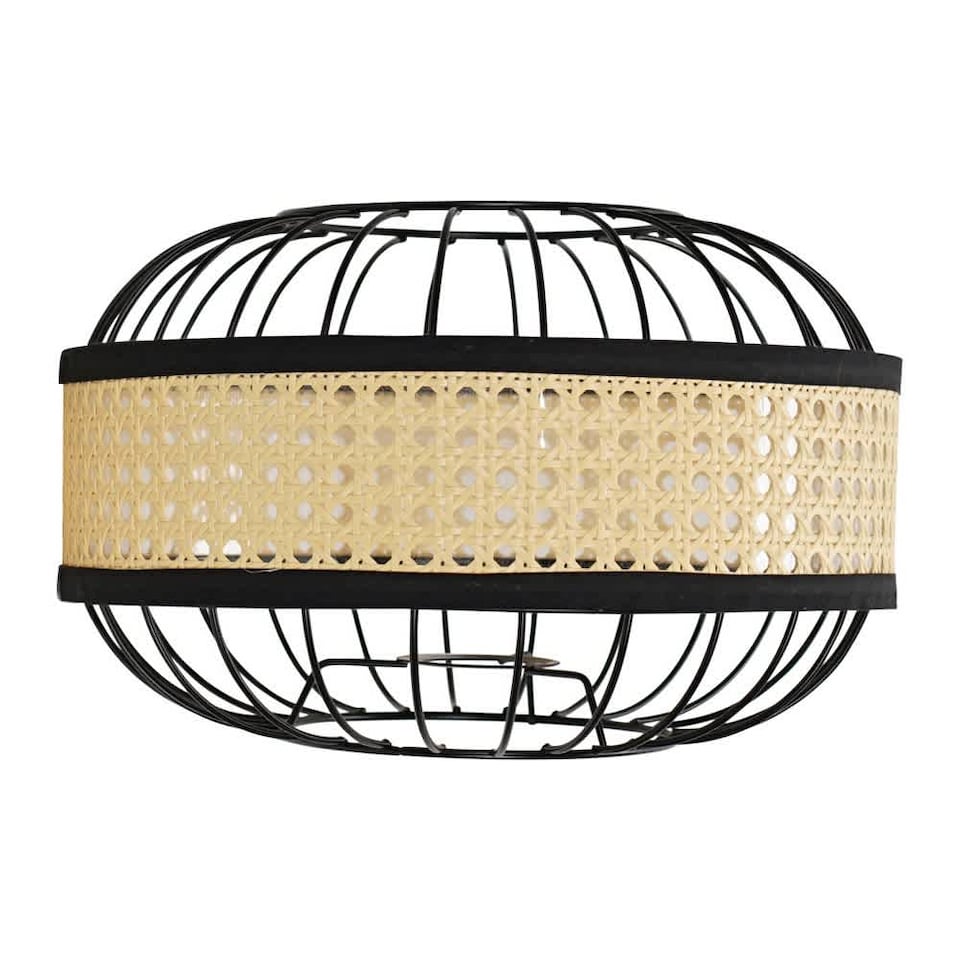 image 1 of ValueLights Vimet Black Wire Pendant Shade