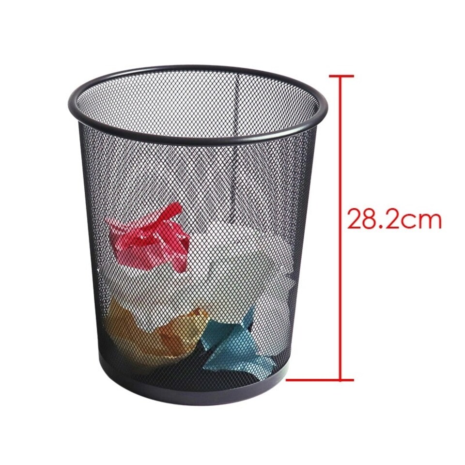 image 1 of 4 Piece Wire Mesh Office Desk Organiser Set