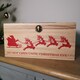 image 4 of 30cm Wooden Christmas Eve Gift Box with Personalisable Name Plate