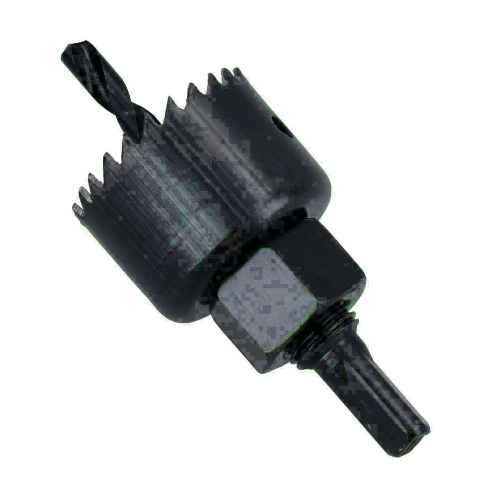 image 1 of 16pc Circle Hole Saw Round Cutter Drill Kit with Arbor and Storage Case TE110
