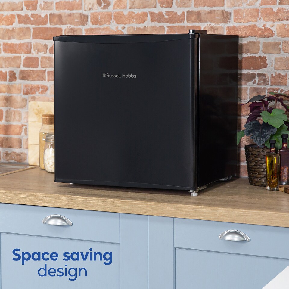 image 1 of Russell Hobbs RHTTF0E1B Black 43L Table Top Fridge