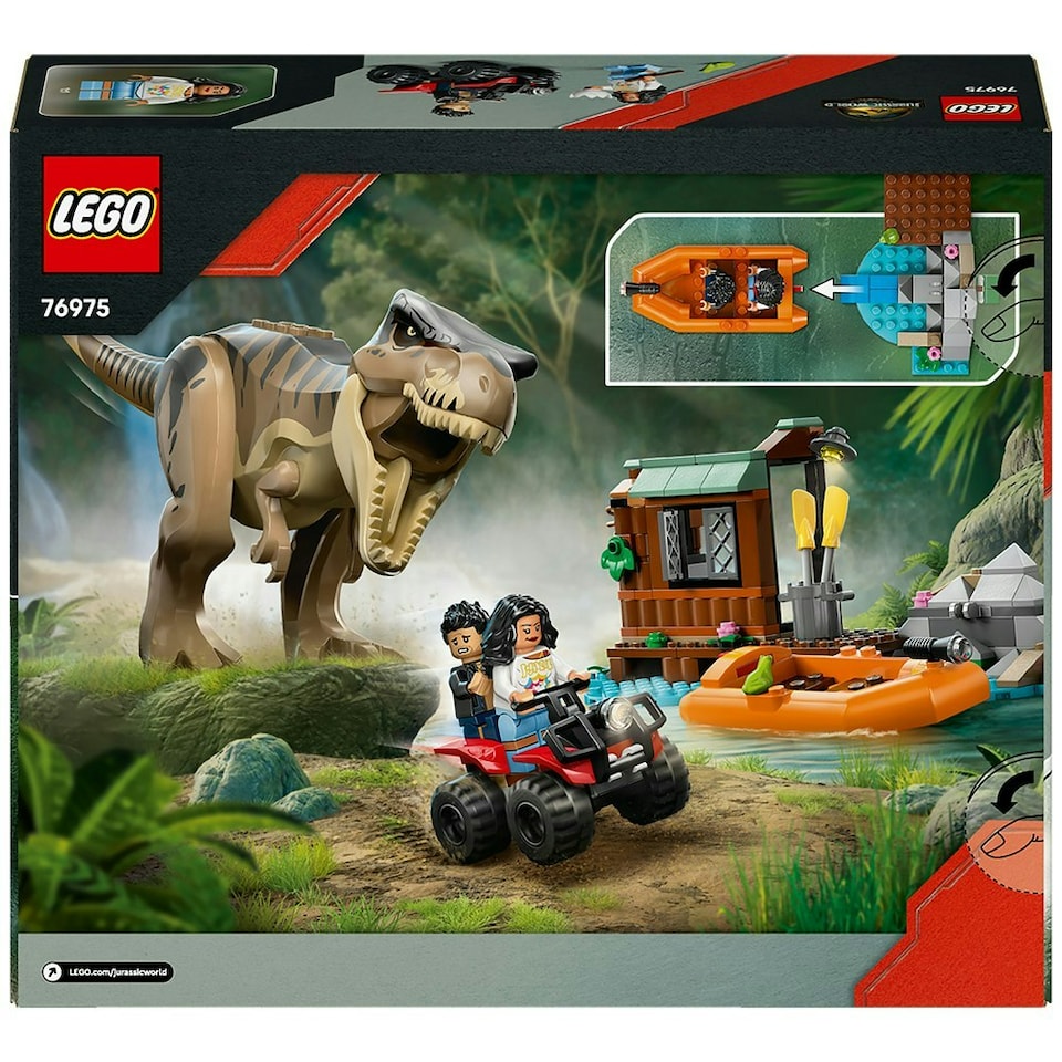 image 1 of Lego Jurassic World 76975 T-Rex River Escape 199 Piece Set