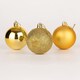 image 1 of Baubles Deep Gold 6cm, 6pcs Set