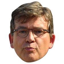 Arnaud Montebourg Cardboard Face Mask