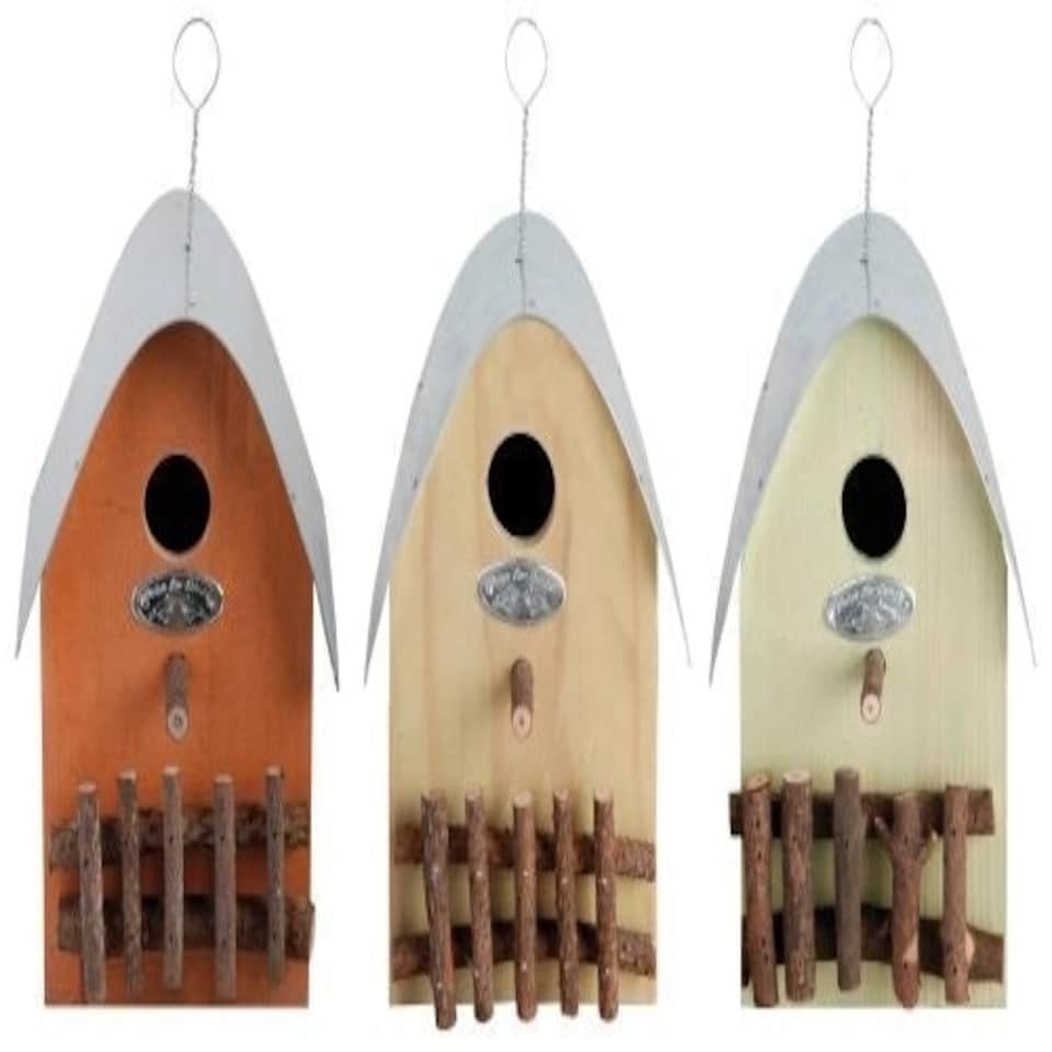 image 1 of Decorative Nest Box Wood Certified Green