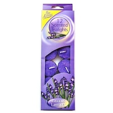 Scented Tea Lights 'Luscious Lavender' Pack of 12