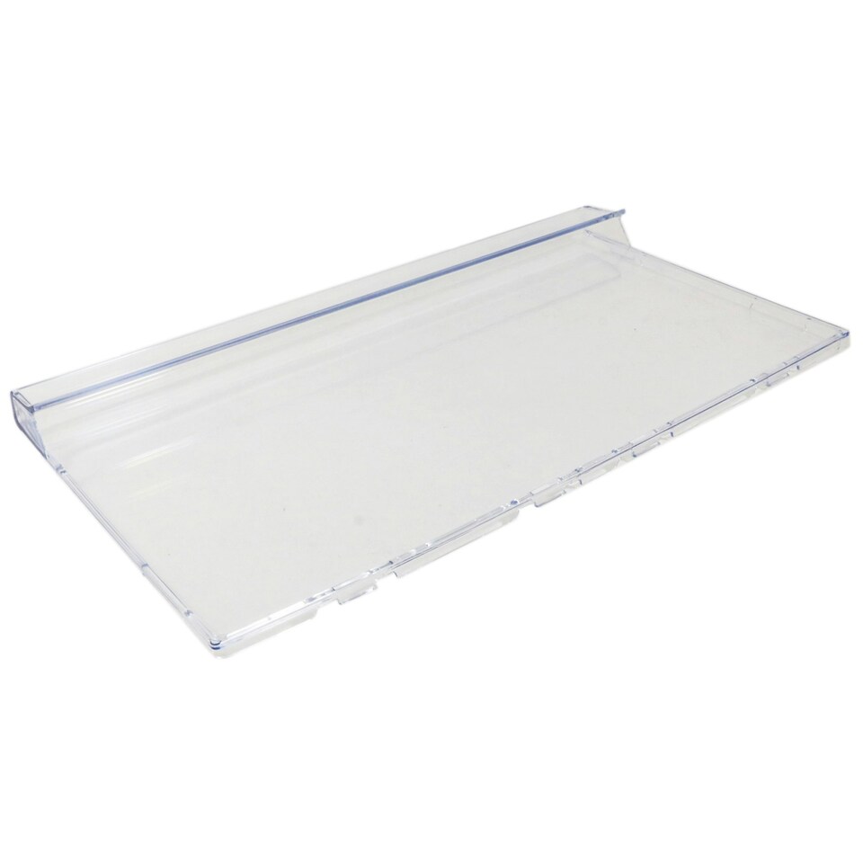 image 1 of Beko Freezer Drawer Front Basket Handle Cover Lower 4638280600 405 x 210 mm Clear