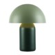image 8 of Modern Rechargeable Mushroom Table Lamp in Forest and Olive Green - Touch Dimmer | Green | Forest Green | 1