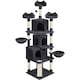 image 1 of Yaheetech Large Cat Tree with 3 Condos Black