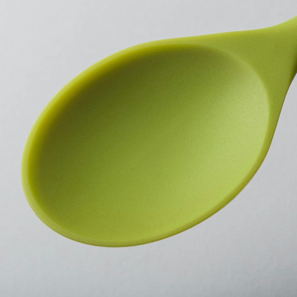 image 1 of Zeal Silicone Cooking Spoon, 28cm, Lime Green