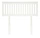 image 1 of 4ft6 Double Pure white wood headboard,bed head end, head board.Wood, wooden shaker style | White | 4ft6 Double