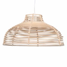 Katrina - Rattan Dome Pendant Lightshade | Cream | Large | 1