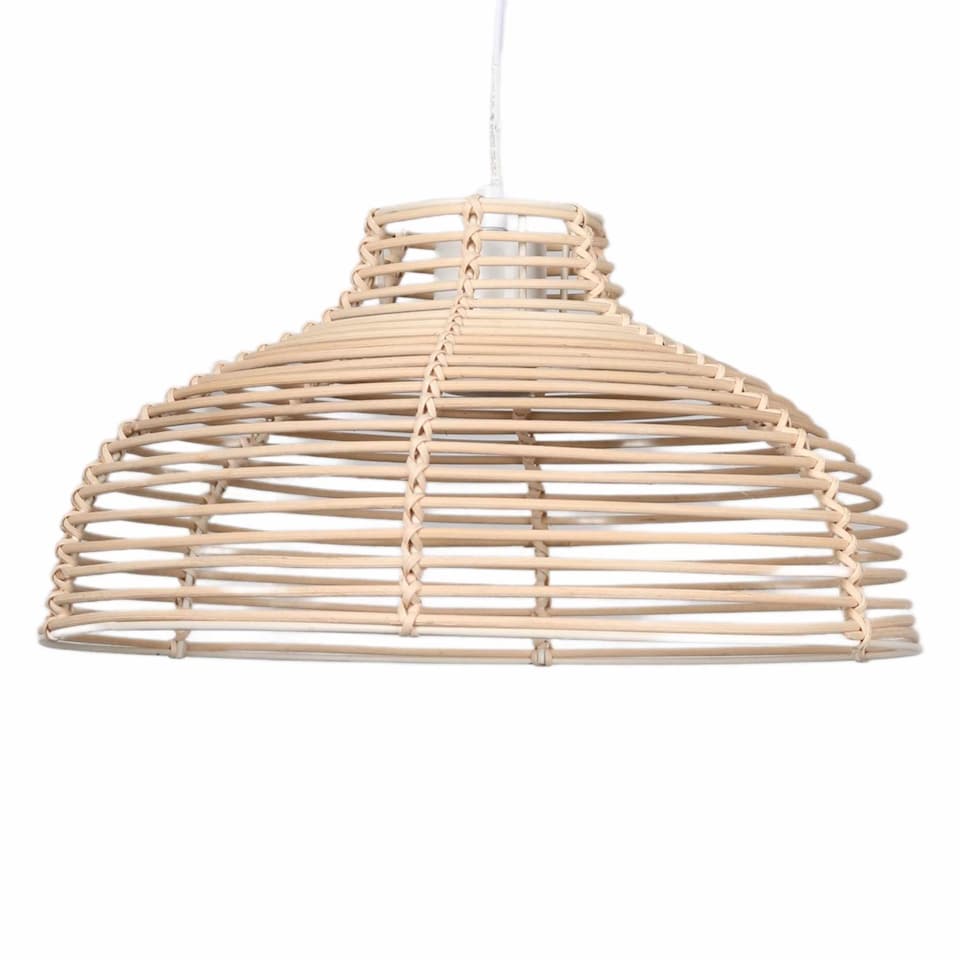 image 1 of Katrina - Rattan Dome Pendant Lightshade | Cream | Large | 1