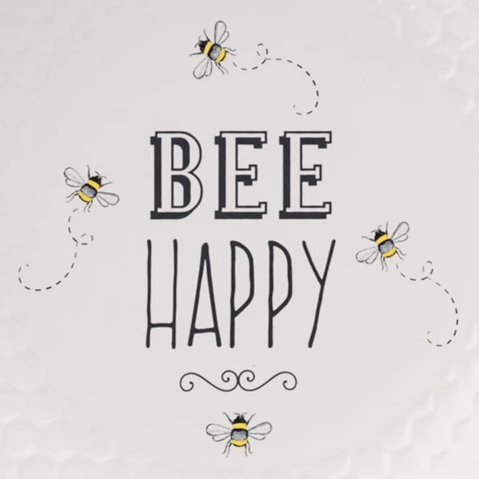 image 1 of English Tableware Company Bee Happy Side Plate