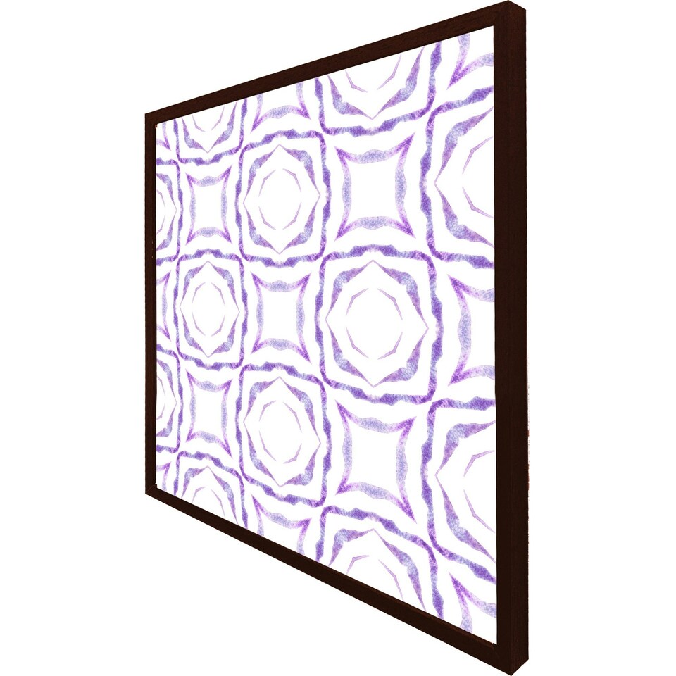 image 1 of Purple brilliant boho (Picture Frame) Black | XS