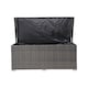 image 1 of Direct Wicker 495L Outdoor Garden Rattan Storage Box, Medium Deck Storage Box for Patio, Yard | Brown
