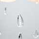 image 3 of ValueLights Extra Large Cloud Acrylic Raindrop Ceiling Shade & Bulb | White