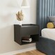 image 10 of GFW Harmony Wall Mounted Pair of Bedside Tables - Anthracite