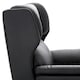 image 4 of Electric Recliner Chair Wingback Design & USB Port In Bonded Leather (Black)