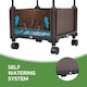 image 6 of Living and Home Rolling Raised Garden Bed with Trellis – Plant Caddy & Flower Stand