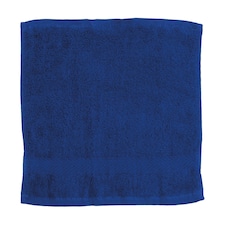 Towel City Luxury Face Towel - Royal Blue - One Size