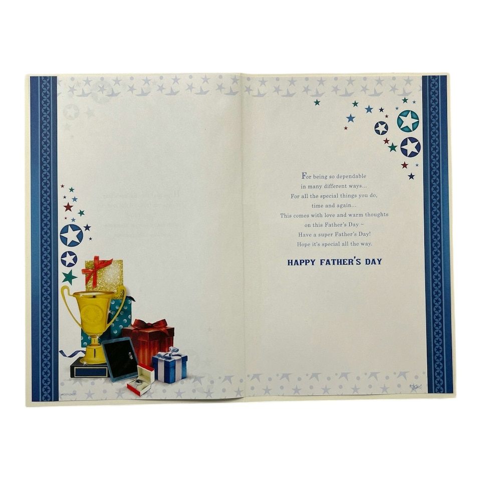 image 1 of To My Husband Trophy And Gift Design Father's Day Boxed Card