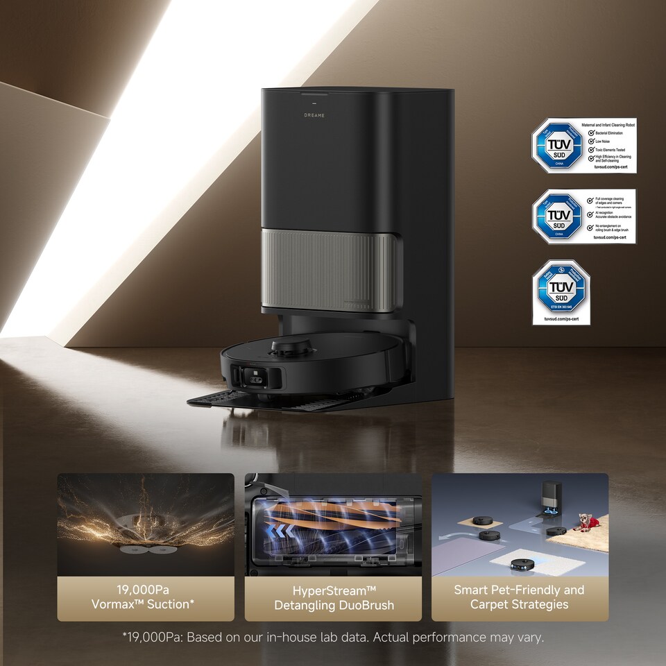 image 1 of Dreame L40s Pro Ultra Smart Robot Vacuum - Black