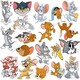image 4 of Tom & Jerry Deluxe Character Stickers (Pack of 100) - Multicoloured - One Size