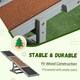 image 2 of PawHut Wooden Pet Seesaw for Big Dogs with Anti-Slip Surface, Grey