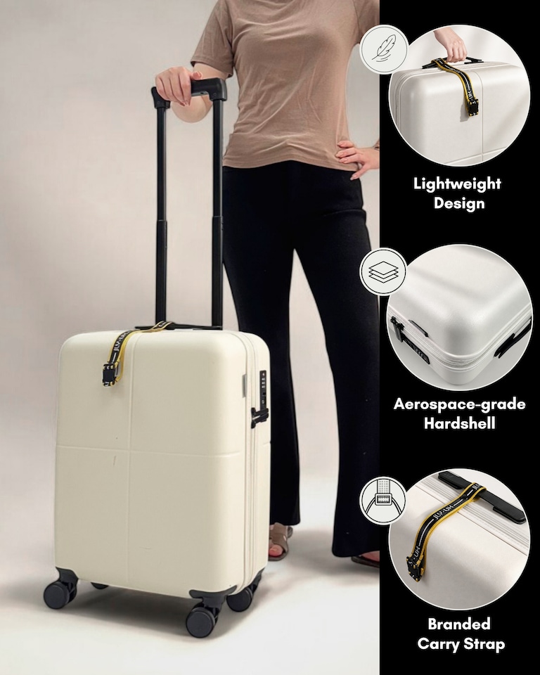 image 1 of Premium 100% Makrolon PC 2 PCS Suitcase Set | Vanity + Cabin Luggage