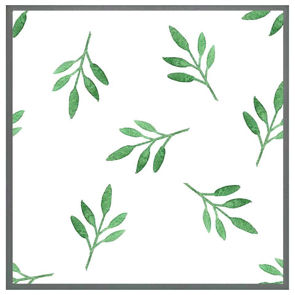 image 1 of Green leaf (Picture Frame) Brown | Oak | M