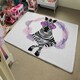 image 4 of Pink Zebra (Rug) Multi | XL: 160x230cm