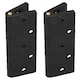 image 1 of Black Reinforced Nylon Plastic Hinge 67x102mm Italian Made Industrial Quality 2PK Black