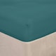 image 3 of OHS Plain Fitted Bed 25cm Deep Elasticated Sheet Green | Teal | King