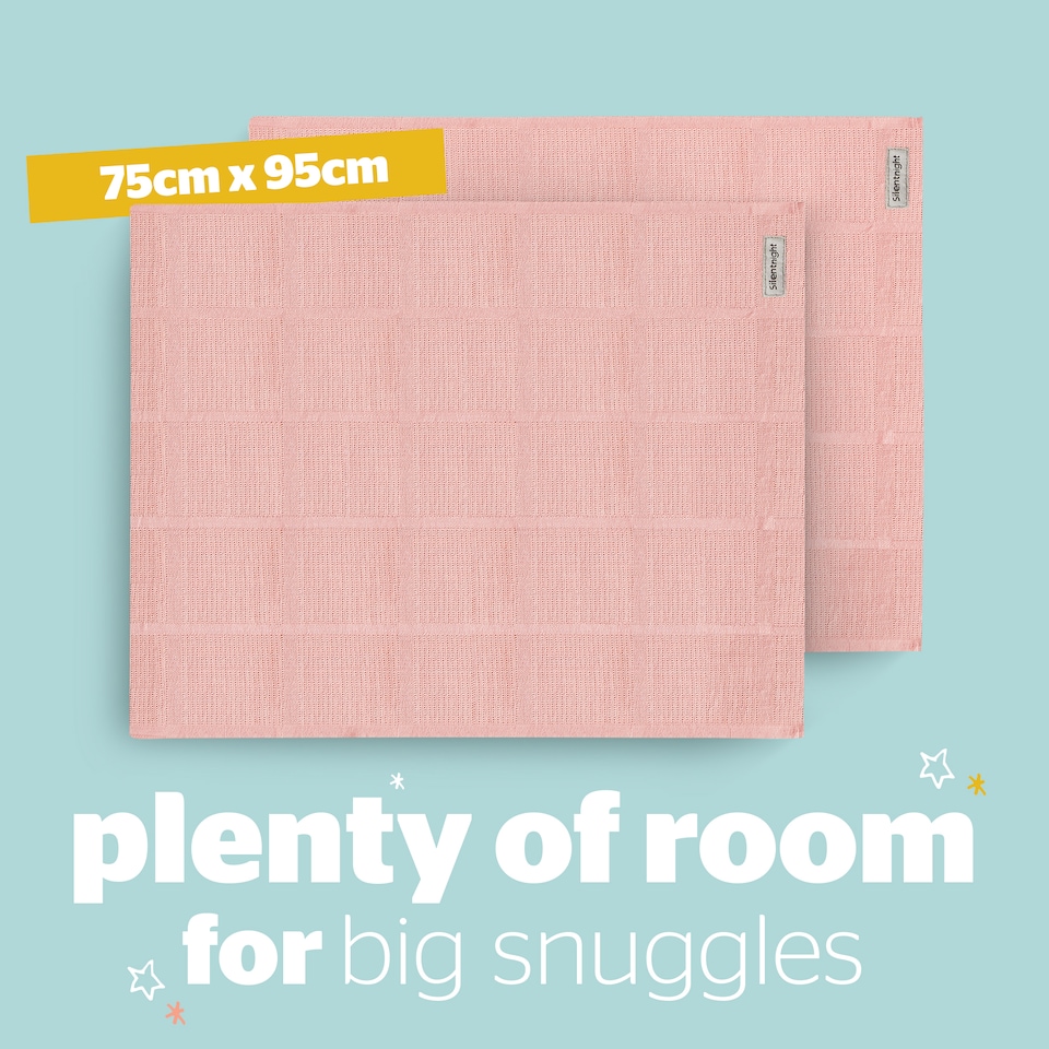 image 1 of Silentnight Safe Nights Cellular Blanket - 2 Pack