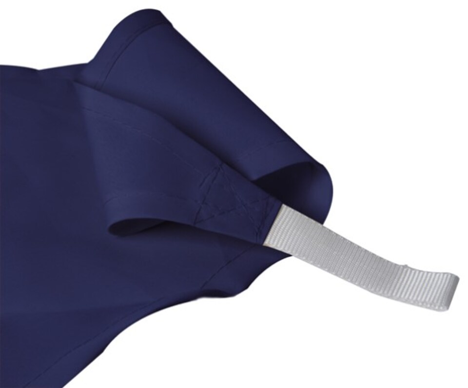 image 1 of 3m Triangle Water Resistant Blue Sun Shade Sail