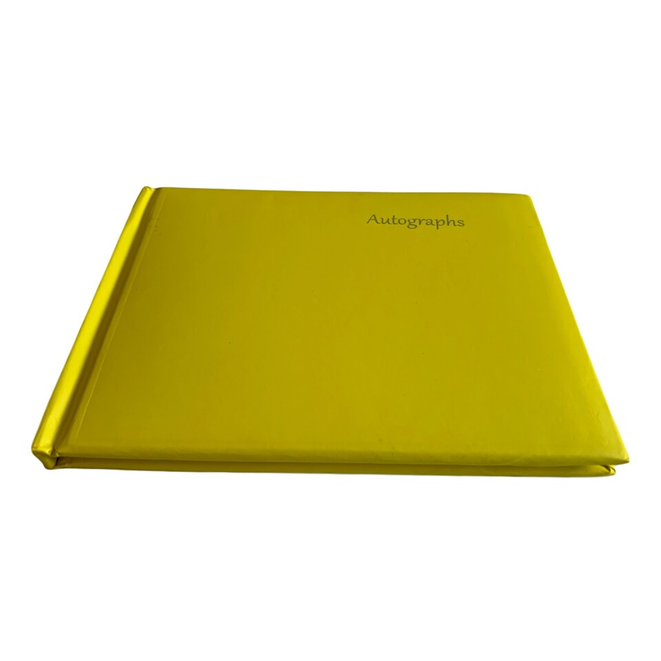 image 1 of Yellow Autograph Book by Janrax - Signature End of Term School Leavers
